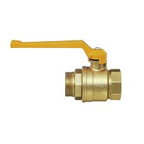 Краны латунные шаровые газовые 11Б27п DN 15-40 PN 40 рычаг муфта-штуцер БАЗ А11.0 купить в Санкт-Петербурге | "Проконсим"
