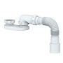 Сифон для поддона Unicorn G12, 40х50 гибкий отвод, 1 1/2'' х40