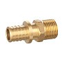 Муфта латунная для PEX DN 16 с наружной резьбой 1/2'' под надвижную гильзу PLP купить в Санкт-Петербурге | "Проконсим"