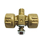 Кран латунный шаровой 11Б18бк(у)2 DN 15 PN 16 под манометр G1/2''хG1/2'' без контрольного фланца муфта-муфта без рычага Пензапромарматура купить в Санкт-Петербурге | "Проконсим"