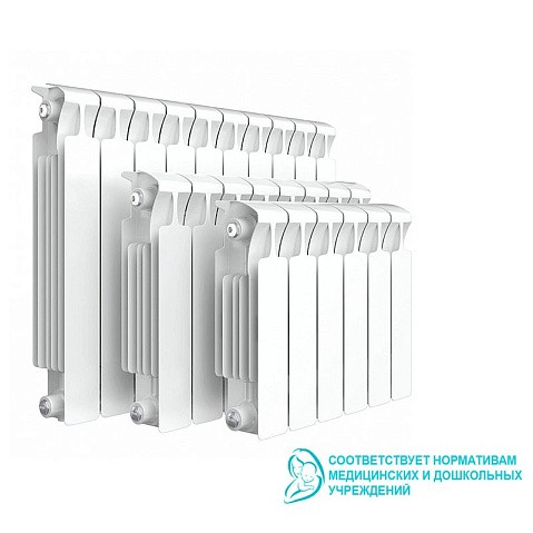 Радиатор монолитный RIFAR MONOLIT Ventil VL 80х570х100 10секц. 500/197Вт купить в Санкт-Петербурге | "Проконсим"