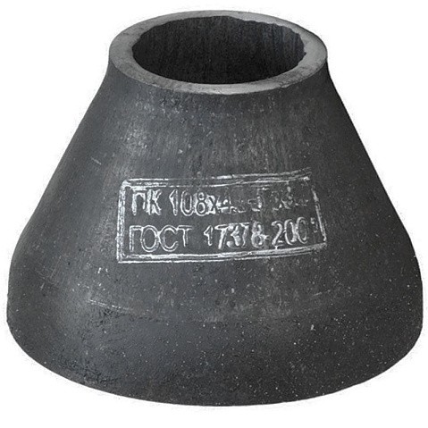 Переход стальной 12Х18Н10Т Дн 530х14,0-377х12,0 (DN500-350) 2 исполнение ГОСТ 17378-2001 купить в Санкт-Петербурге | "Проконсим"