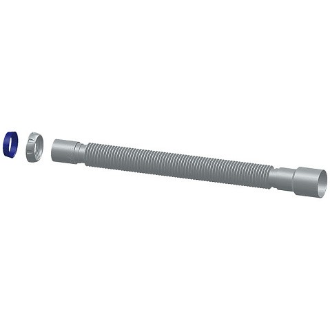 Труба гофрированная Unicorn D125, 40х50 гибкий отвод, 1 1/2'' х40 с уплотнительным кольцом, 1200мм купить в Санкт-Петербурге | "Проконсим"