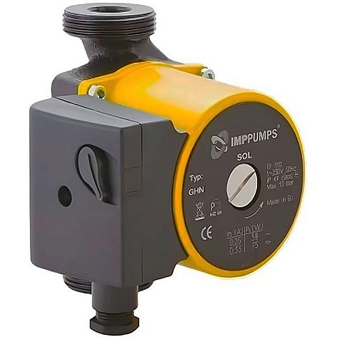 Насос циркуляционный с мокрым ротором GHN SOL 25/40-130 75Вт 1х220В 3-скор. резьбовой PN10 110C IMP PUMPS купить в Санкт-Петербурге | "Проконсим"