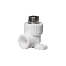 Угольники установочные ПП DN 20-25 PN 25 белые Valfex Pro купить в Санкт-Петербурге | "Проконсим"