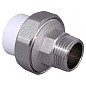 Муфта комбинированная ПП 20-1/2'' PN 25 разъёмная с наружной резьбой белая VALFEX  купить в Санкт-Петербурге | "Проконсим"