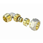 Угольник латунный для PEX труб 16-1/2'' PN 10 обжимной никелированный Valfex VF.352.N  купить в Санкт-Петербурге | "Проконсим"