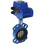 Затвор дисковый поворотный DN 50 PN 10(16) межфланцевый с диском из чугуна уплотнение-EPDM электропривод Э.Н-ЧФ-030 СИБЗТА купить в Санкт-Петербурге | "Проконсим"
