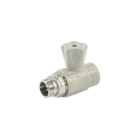 Краны шаровые ПП DN 20-25 PN 25 для радиатора прямые серые Valfex купить в Санкт-Петербурге | "Проконсим"