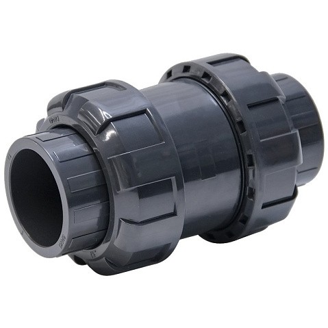 Клапан обратный пружинный НПВХ DN 90 уплотнение EPDM черный Aquaviva SHV090 купить в Санкт-Петербурге | "Проконсим"