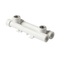 Комплект универсальный настенный ПП 20-1/2'' PN 25 с внутренней резьбой белый Pro Aqua PA60008 купить в Санкт-Петербурге | "Проконсим"