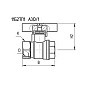 Кран латунный шаровой 11Б27п1 DN20 PN40 бабочка муфта-муфта БАЗ Standart купить в Санкт-Петербурге | "Проконсим"
