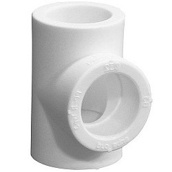 Акция! Тройник переходной ПП 32-20-32 PN 25 белый PlasticPro  (251440116) со склада Проконсим в Санкт-Петербурге
