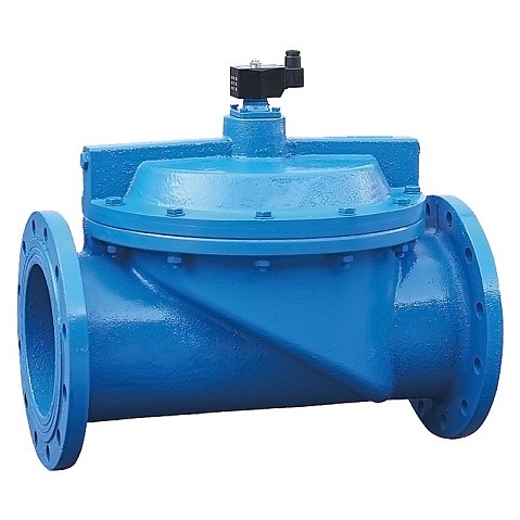 Клапан электромагнитный (соленоидный) DN 100 PN 10 НЗ G -4" фланец 220В EPDM до 130гр. РИДАН EV220WR (016D6100R) купить соленоидный клапан в Санкт-Петербурге | "Проконсим" 