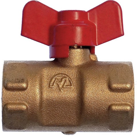 Кран латунный шаровой 11Б27п(М)2 DN 15 PN 16 трёхходовой под манометр G1/2''хG1/2'' муфта-муфта бабочка Пензапромарматура купить в Санкт-Петербурге | "Проконсим"