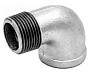 Угольники чугунные 90 гр. DN 15-25 PN 16 оцинкованные муфта-штуцер Fittex Plus купить в Санкт-Петербурге | "Проконсим"
