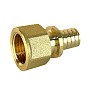 Муфта латунная для PEX труб 16-1/2'' PN 16 S-2,2мм переходная под надвижную гильзу Valfex VF.401.AF купить в Санкт-Петербурге | "Проконсим"