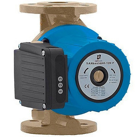 Насос циркуляционный с мокрым ротором SANMBASIC II 40-120 F250 825Вт 1х220В 3-скор. фланцевый PN10 65C IMP PUMPS купить в Санкт-Петербурге | "Проконсим"