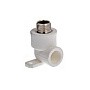 Угольник установочный ПП 20-1/2'' с наружной резьбой белый Политэк купить в Санкт-Петербурге | "Проконсим"