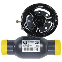 Краны стальные шаровые регулирующие DN 65-600 PN 25 цельносварные приварные с редуктором RJIP-WW РИДАН купить в Санкт-Петербурге | "Проконсим"