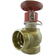 Клапан пожарный латунный угловой 90гр. DN 50-65 PN 16 КПЛМ муфта-штуцер с датчиком ДППК Апогей купить в Санкт-Петербурге | "Проконсим"