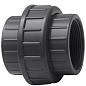 Муфта разборная НПВХ DN 20-1/2" PN 16 клеевая с внутренней резьбой черная Aquaviva BOG20120 купить в Санкт-Петербурге | "Проконсим"