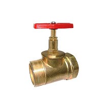Клапан латунный пожарный прямой DN50 PN16 под газовый ключ муфта-штуцер Цветлит купить в Санкт-Петербурге | "Проконсим"