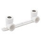 Угольник установочный двойной ПП 25-1/2'' PN 25 с внутренней резьбой белый РТП 10702 купить в Санкт-Петербурге | "Проконсим"