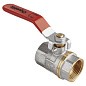 Кран латунный шаровой MVI AquaHit BV.311.04 DN 20 PN 25 рычаг муфта-муфта полнопроходной никелированный купить в Санкт-Петербурге | "Проконсим"