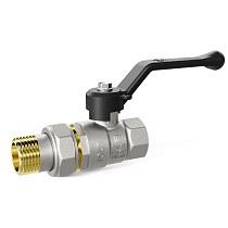 Краны латунные шаровые DN 15-32 PN 40 никелированные рычаг американка LD Pride 47.307 купить в Санкт-Петербурге | "Проконсим"