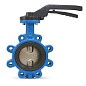 Затвор дисковый поворотный DN 250 PN 16 межфланцевый с резьбовыми проушинами диском из чугуна уплотнение-NBR ручной FAF 3651250 купить в Санкт-Петербурге | "Проконсим"