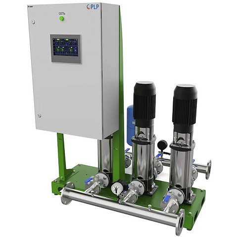 Установка повышения давления насосная PLP УПДН-2-CDM10-8-3кВт-УЧ-1 DN 65 PN 16 70гр. купить в Санкт-Петербурге | "Проконсим"