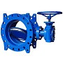 Затвор дисковый поворотный DN 350 PN 10(16) фланцевый 2-эксцентриситетами диском из чугуна редуктор СибЗТА купить в Санкт-Петербурге | "Проконсим"
