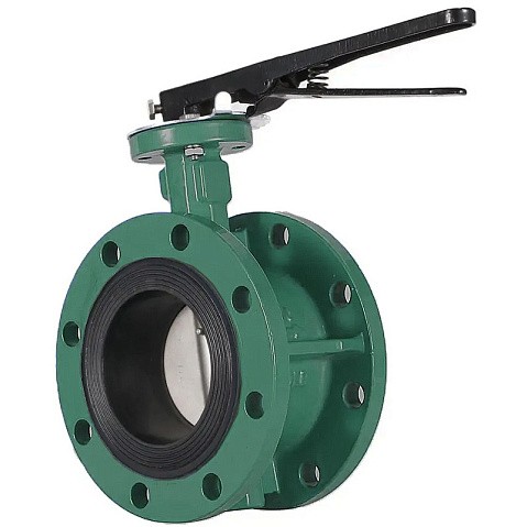 Затворы чугунные дисковые DN 50-150 PN 16 фланцевые с диском из нержавеющей стали рычаг GALA Тип.2123-G купить в Санкт-Петербурге | "Проконсим"