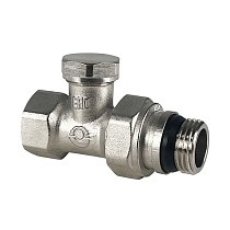 Клапан для радиаторов VALFEX VF.020.NN, PN-10, прямой с дополнительным уплотнением, настроечный купить в Санкт-Петербурге | "Проконсим"