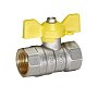 Кран латунный Temper серия 83 DN15 PN40 никелированный газовый бабочка м-м ГОСТ Р 59553 купить в Санкт-Петербурге | "Проконсим"